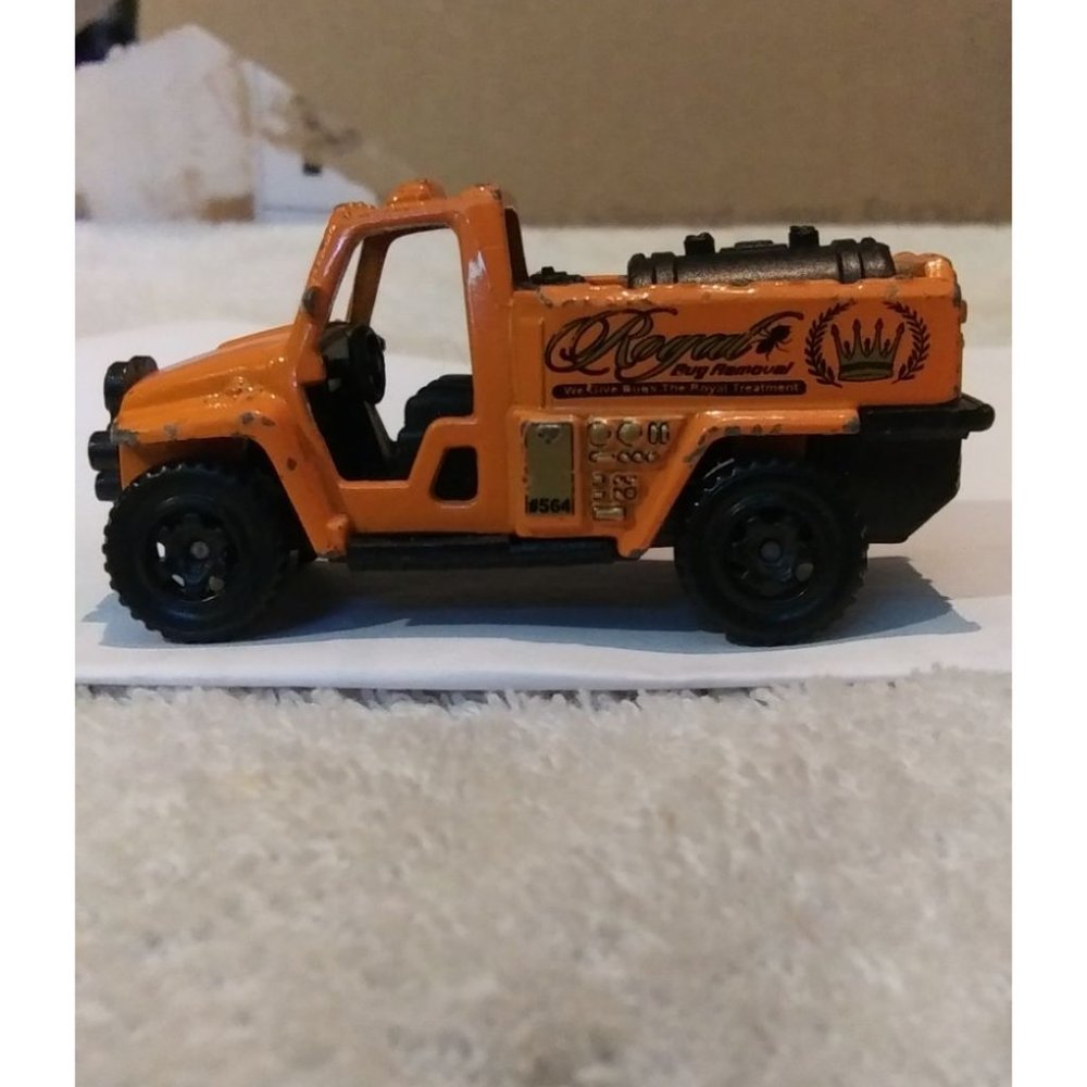Matchbox 2001 Mattel Foam Fire Truck Royal Bug Removal truck rare vintage
